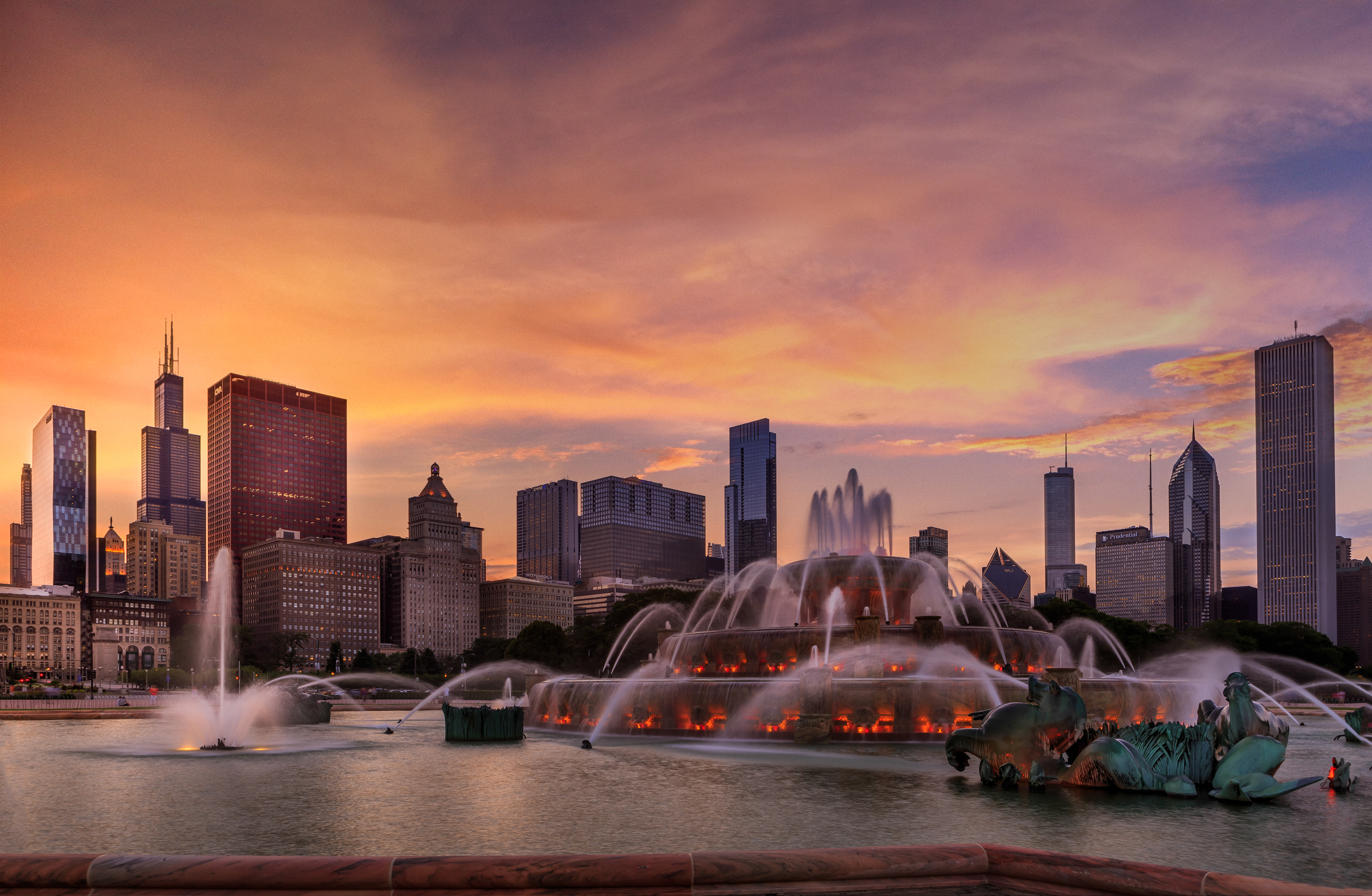 Chicago Skyline at Sunset | AICI Chicago Midwest